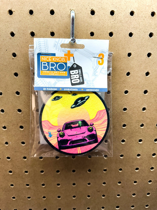 Alien Porsche Air Freshener made in usa nice knob bro custom unique best scent banana breeze