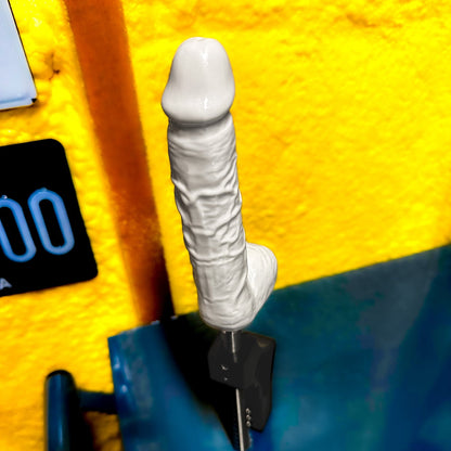 The Ultimate Dildo Shift Knob – 6.05" tall, weighted, and universally compatible. Funny, bold, and functional. Fits most manual and auto cars.