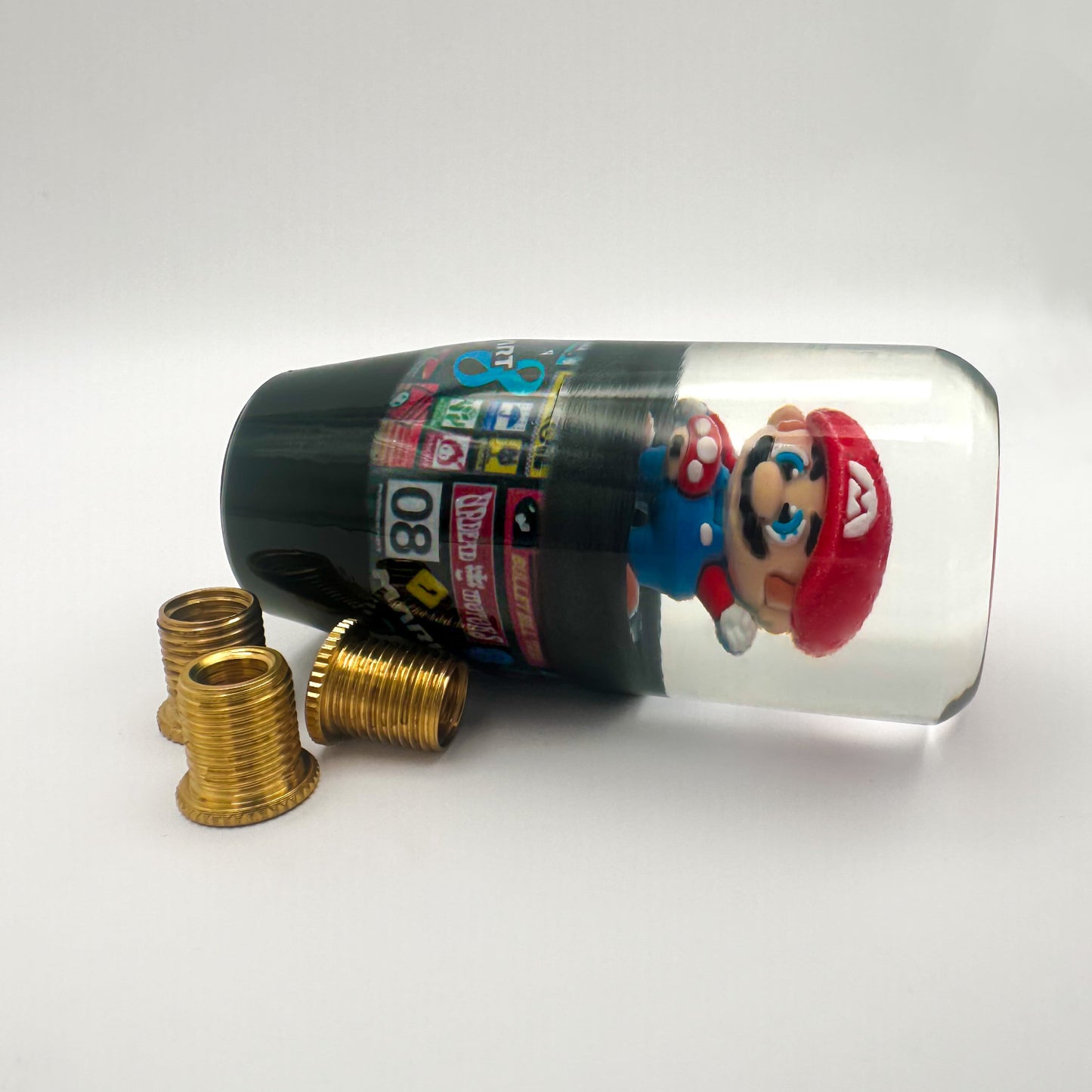 Mario Kart Nintendo Anime custom shift knob for universal fit on manual cars