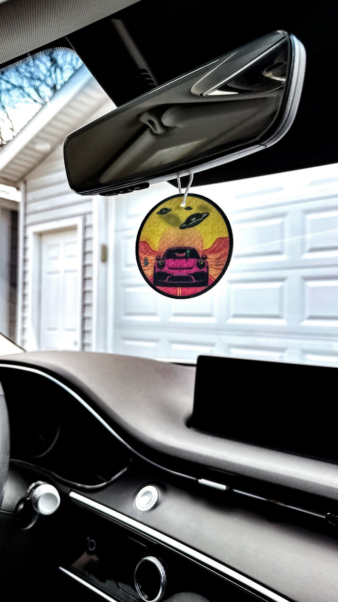 Alien Porsche Air Freshener made in usa nice knob bro custom unique best scent banana breeze