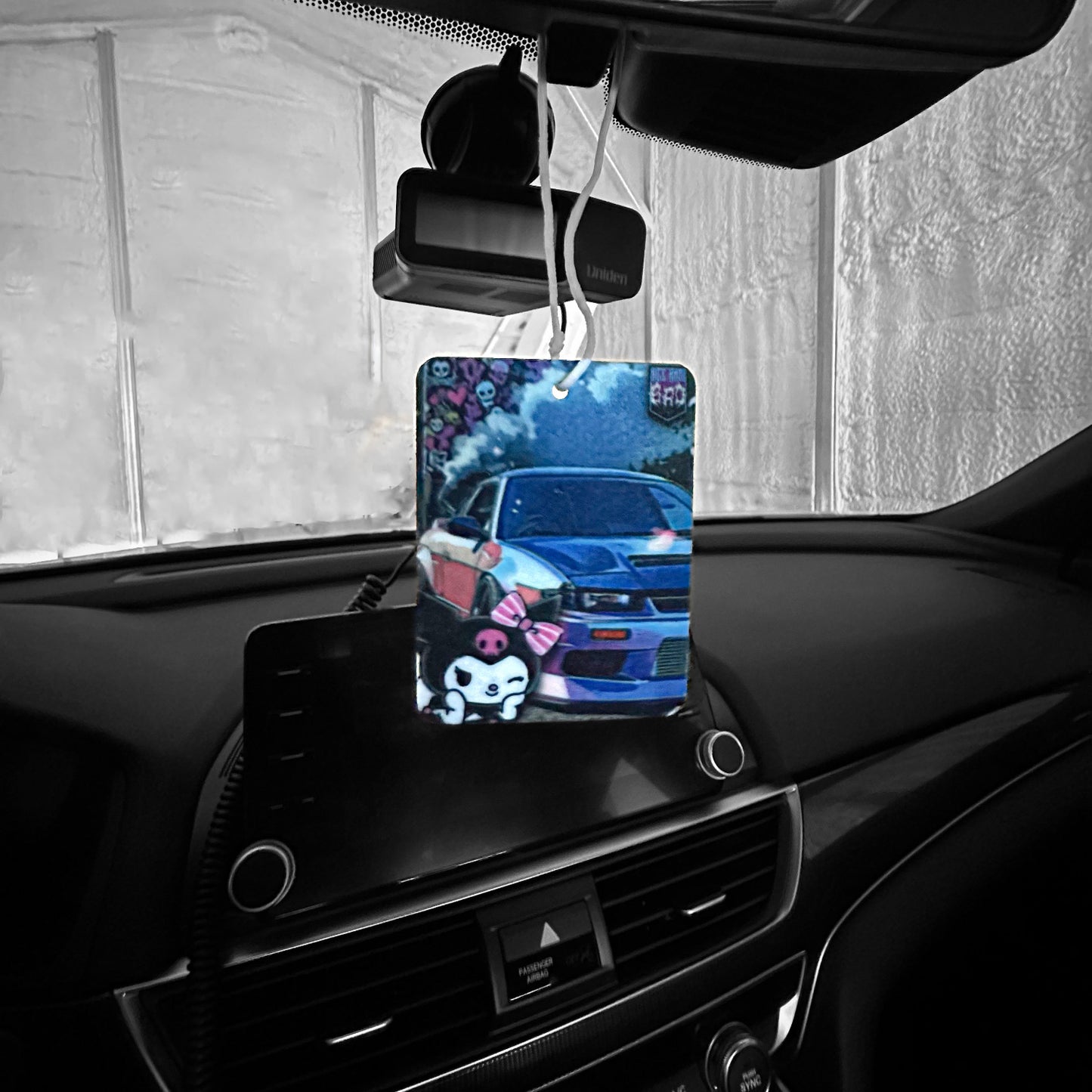 hello kitty anime kuromi air freshener for cars