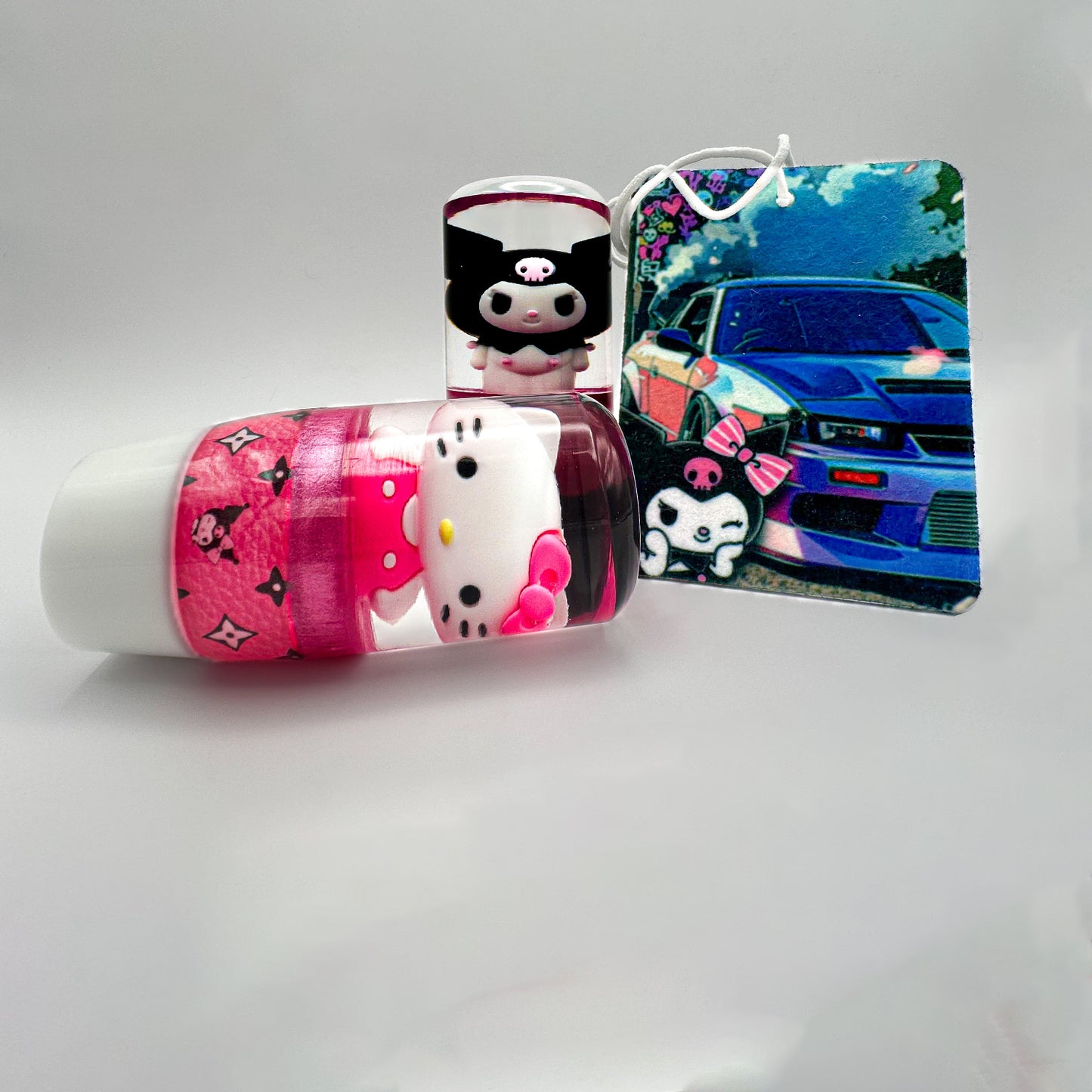 hello kitty kuromi anime shift knobs with kuromi car manual air freshener