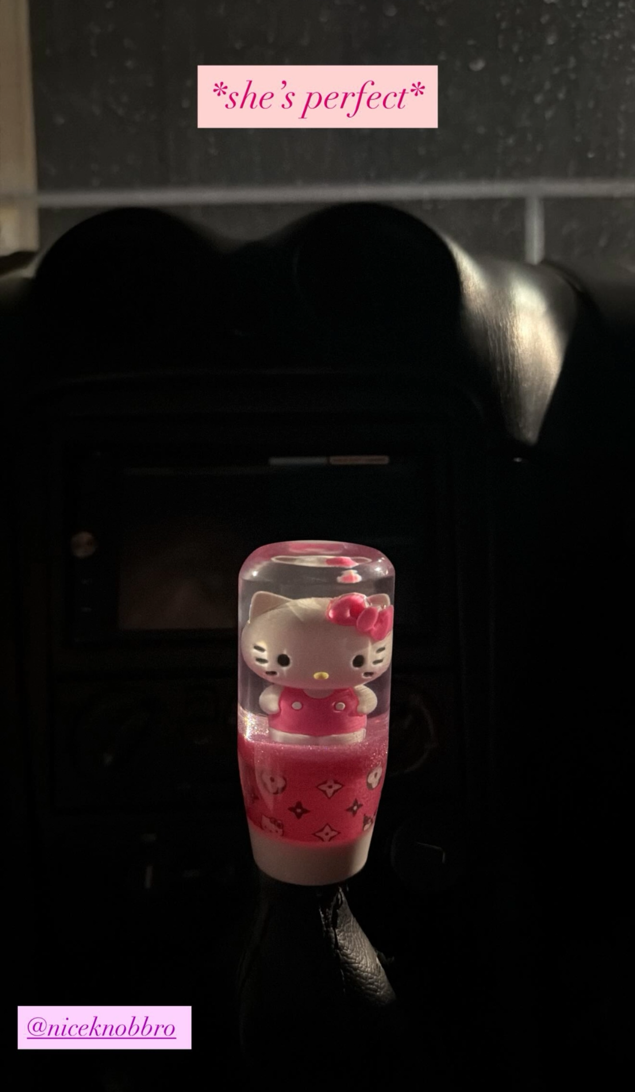 hello kitty resin shift knob for manual cars with gear Shifters @maznet3